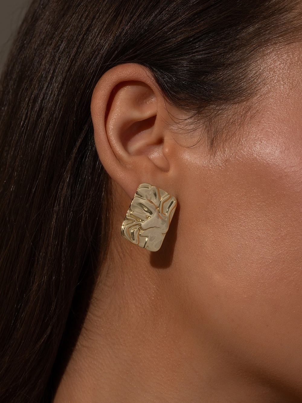Uncommon James Crushed Statement Stud Earrings
